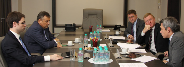 Встреча Анатолия Чубайса с губернатором Ленинградской области Александром Дрозденко, 26 сентября 2012