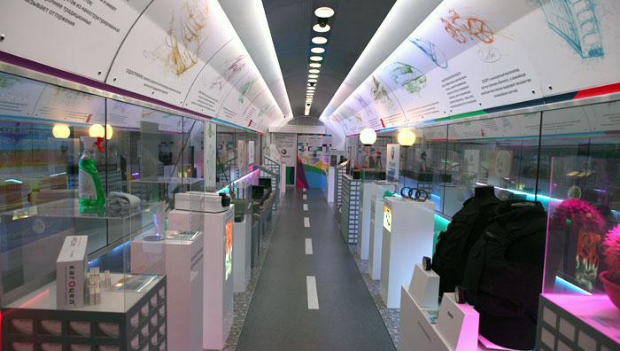 Обновленная экспозиция интерактивного вагона «Нанотехнологии» в составе ПВЛК ОАО «РЖД»