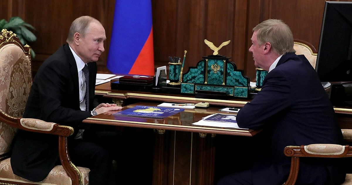 Встреча Владимира Путина с главой РОСНАНО Анатолием Чубайсом