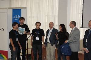 Московская команда iPi Soft (Михаил Никонов, Павел Сорокин и Андрей Бибичев) заняла на конкурсе первое место за уникальную систему распознавания образов, которая используется для производства компьютерной анимации