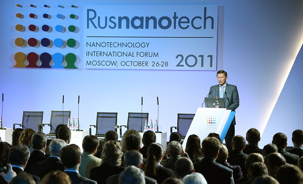 Выступление Иванова. Пленарное заседание Rusnanotech 2011